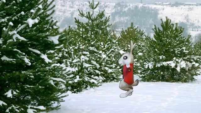 Новогодняя открытка. В лесу родилась елочка смотреть онлайн