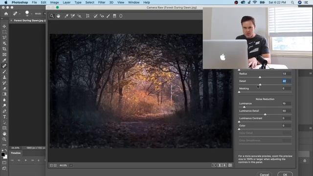 Photoshop Tutorial - Camera Raw Color Grading смотреть онлайн