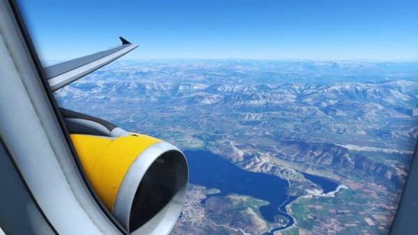 MSFS 2020 - FENIX A320 | Visual Approach in Preveza | Full flight from Munich.