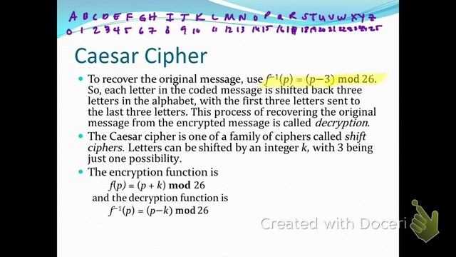 Discrete Math Section 4.6 Cryptography смотреть онлайн
