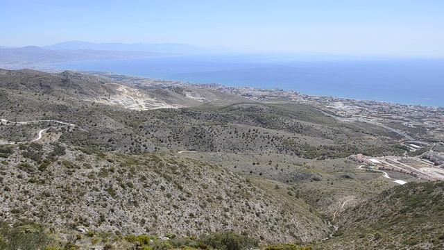 Вид с горы Каламорро, Бенальмадена, Коста дель Соль, Испания (1) смотреть онлайн