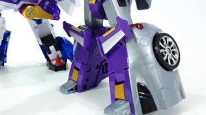 Metal CardBot Wild Guardy HelloCarBot Pron Police Car Sedan Mecha Transformation