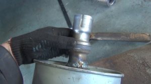 Переделал глушитель под газ на Ниве Шевроле.
