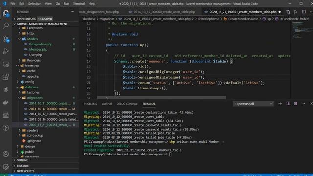 #8 Laravel Membership Management - Database Schema Design, Role Permission Migration Full Complete смотреть онлайн
