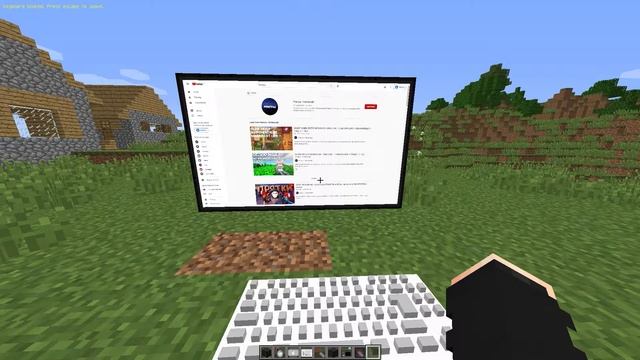 Обзор мода Web Displays Майнкрафт \\ Мод на браузер, интернет и кинотеатр в Minecraft \\ 1.12.2 смотреть онлайн