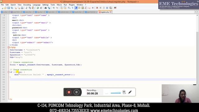 MySQLi - Query for Inserting Data in Core PHP смотреть онлайн