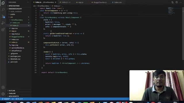Error Boundaries in ReactJS смотреть онлайн