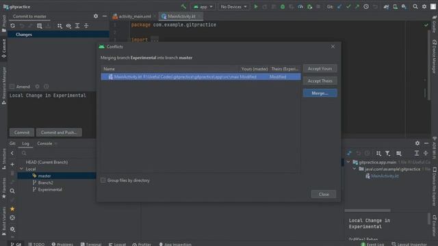 Merging | Git, Github For Android Developer- اردو / हिंदी смотреть онлайн