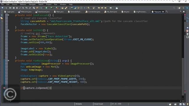 Realtime Face Detection in Java OpenCV(GUI) with source code. смотреть онлайн