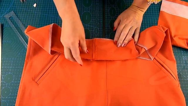Урок 41. Обработка линии талии кулиской Сто Шагов Портного смотреть онлайн