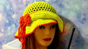 Панама крючком. Подробное видео для начинающих.
