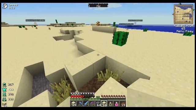 Minecraft - Let`s Play Ep.30 (UltraHardCore) - "Штурм пустыни" смотреть онлайн