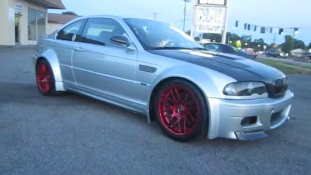 Silver BMW 330 I , flared fenders / Johns Restoration смотреть онлайн