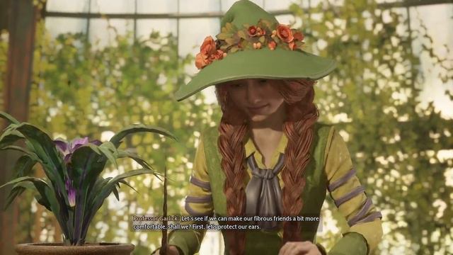 Hogwarts Legacy - Herbalogy Class with Gentle Professor Garlick, Battling with Mandrakes смотреть онлайн