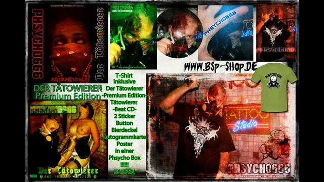 PHSYCHO666-DER TÄTOWIERER WERBECLIP 3 ( SPLATTAQUEEN ) смотреть онлайн