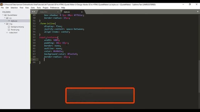 Quote Make Adobe XD UI Design to HTML CSS Convert смотреть онлайн