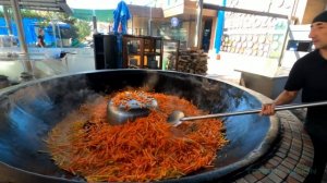 МЕГА ПЛОВ НА ГИГАНТСКОМ КАЗАНЕ | 3000 КГ ПЛОВА КАЖДЫЙ ДЕНЬ | САМЫЙ БОЛЬШОЙ ЦЕНТР ПЛОВА | ТАШКЕНТ.