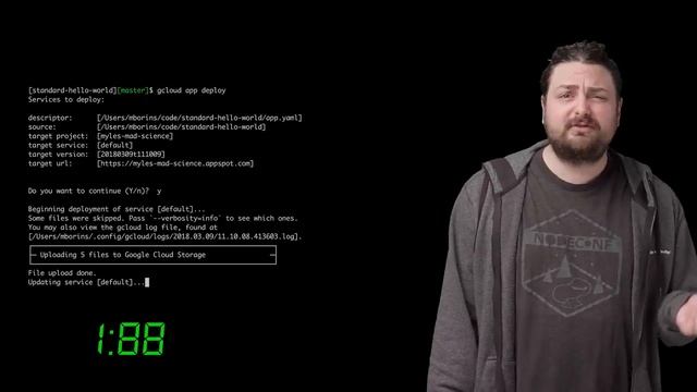 Deploying Node.js on App Engine standard environment смотреть онлайн