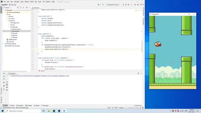 Speed Code Flappy Bird | C++ SFML (in 4 minutes) смотреть онлайн