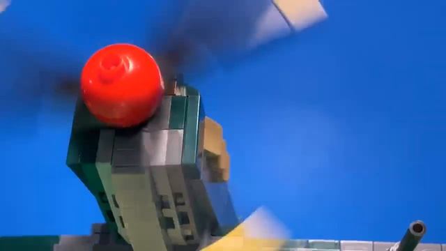 Lego WW2 - Airplane Battle - Stopmotion Animation смотреть онлайн