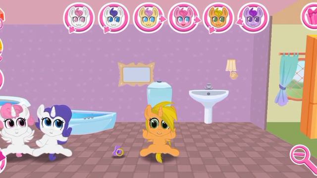 играю в игру карманная пони)))) смотреть онлайн