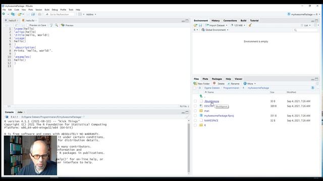 Creating Your First R Package in 2 Minutes in RStudio! смотреть онлайн