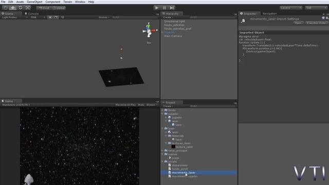 Creación De Un Juego Completo De Naves En Unity3D. Parte 3.