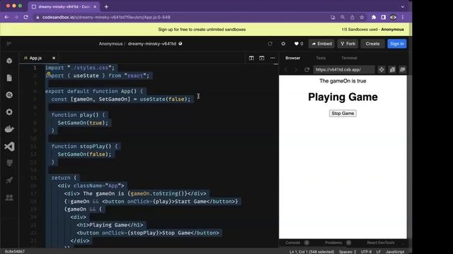 Conditional Rendering смотреть онлайн
