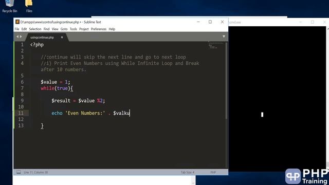 continue - what is continue statement? смотреть онлайн