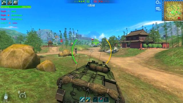 TANK FORCE -БОИ НА TYPE 63 как world of tanks blitz и armada modern бои прокачиваем видео для детей смотреть онлайн