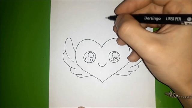 Как нарисовать красивое СЕРДЕЧКО? смотреть онлайн