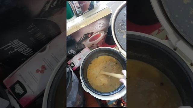 ?Мой обед  17 мая,Гороховый густой суп!)) ?