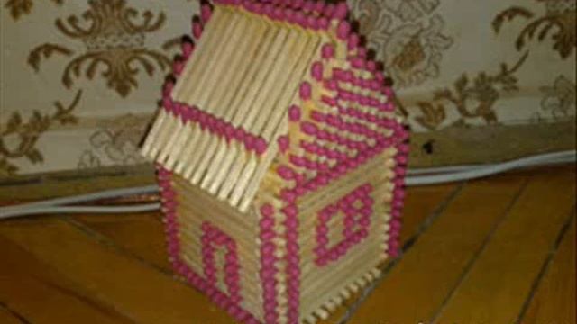 Домик со спичек без клея Low смотреть онлайн