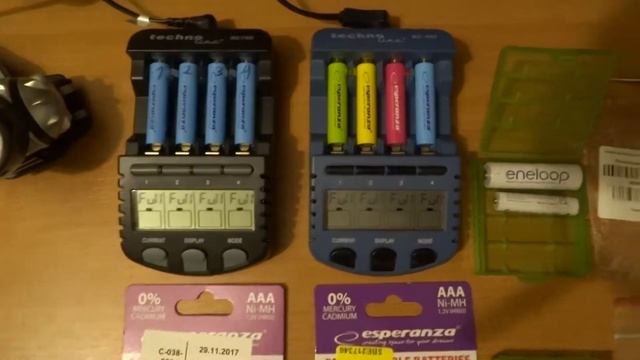 Esperanza аккумуляторы ААА 1000 mAh тестирование смотреть онлайн
