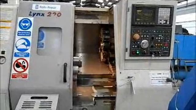 DOOSAN DAEWOO LYNX 220 2 AXIS CNC TURNING CENTRE, MODEL LYNX 220, SERIAL No L2201077, MFD MARCH 200 смотреть онлайн