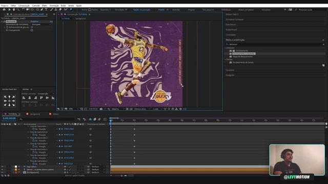 FLYER ANIMADO LEBRON JAMES | TUTORIAL AFTER EFFECTS смотреть онлайн