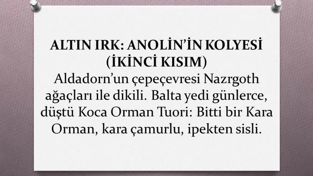 ALTIN IRK: AKYARI'YA VEDA (BİRİNCİ KISIM) Kitaptan Sözler 46