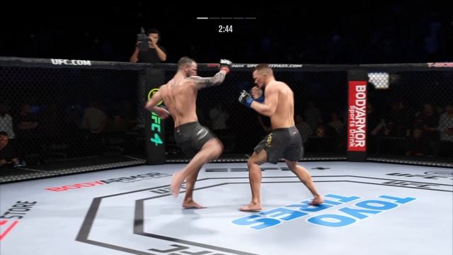 АЛЕКСАНДР ВОЛКАНОВСКИ VS ПЕТР ЯН UFC 4 CPU VS CPU смотреть онлайн