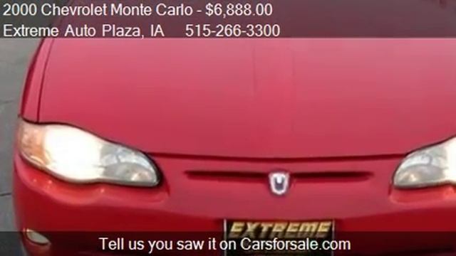 2000 Chevrolet Monte Carlo SS for sale in Des Moines, IA 503 смотреть онлайн