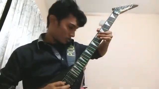 aces high guitar cover ( Dave Murray part ) смотреть онлайн