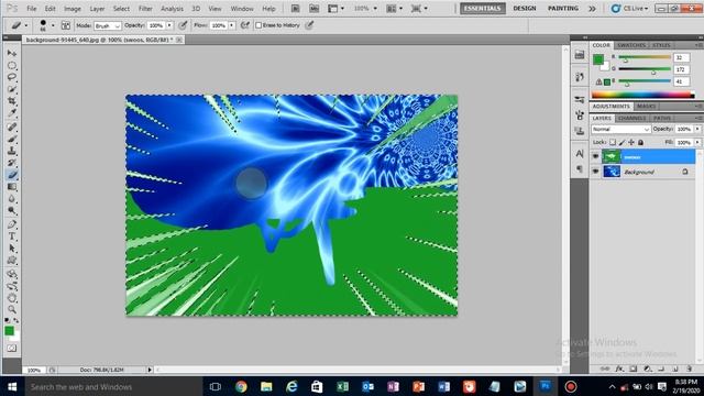 tutorial - cara edit efek greenscreen di adobe photoshop cs 5 - tutorial photoshop #02 смотреть онлайн