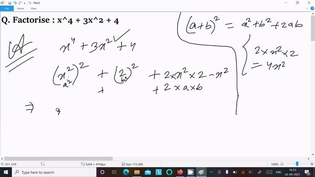 Factorize x⁴ + 3x² + 4 смотреть онлайн