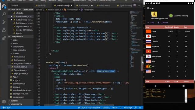 ReactNative : Add,Edit,Remove data in Firebase смотреть онлайн