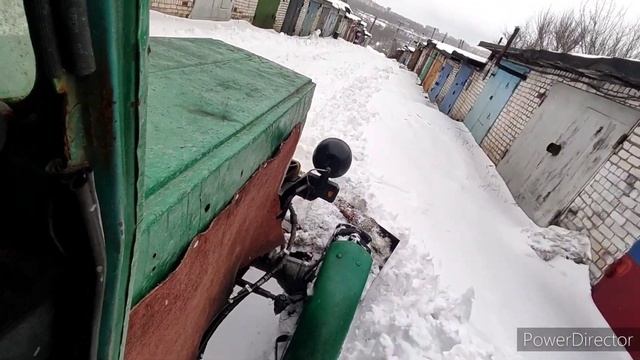 Т-40АМ обзор чистки снега. смотреть онлайн