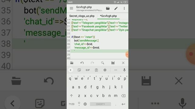 Php yordamida telegramda mukkammal bot ochish!! #php #bot #mukammalbot смотреть онлайн