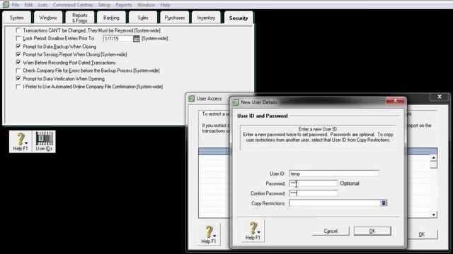How to Create a New User ID with Password in MYOB Accounting смотреть онлайн