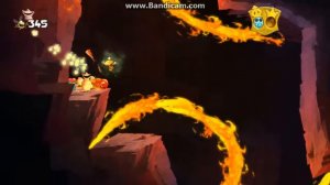 Rayman Legends (Ур. 5-4) Геройская гонка с лавой (Как собрать всех люмов)