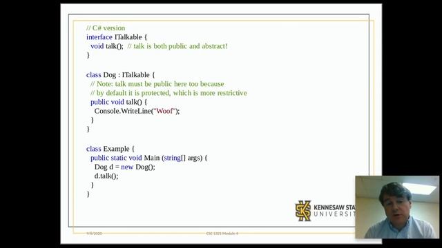 Lecture 10 - Interfaces смотреть онлайн