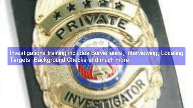 Private Investigation Training Courses | Training Courses In Private Investigation смотреть онлайн