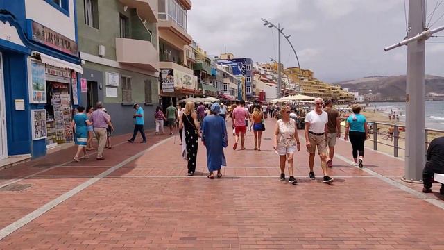 Вся набережная в Las Palmas, во всей красе!!! смотреть онлайн